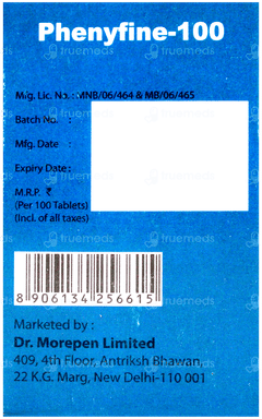 Phenyfine 100 Tablet 100